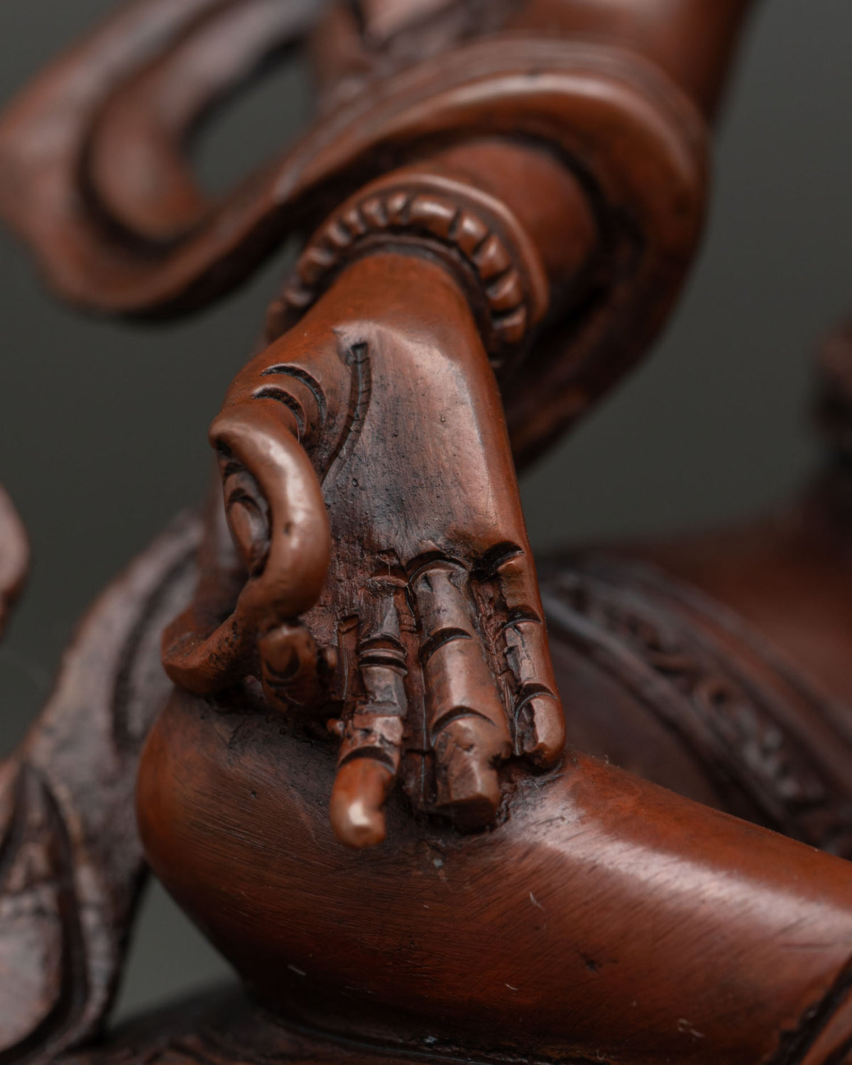 Oxidized Green Tara Statue | Compassionate Mother of Liberation