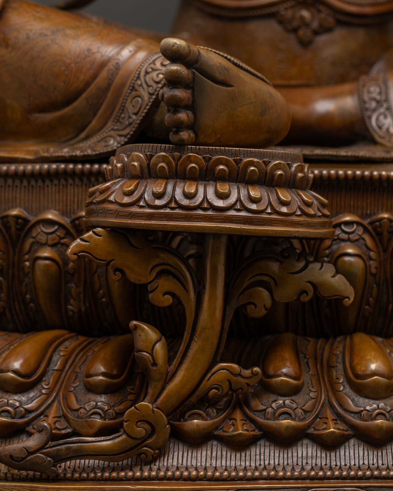 Green Tara Oxidized Statue | 28" Life-Size Buddhist Goddess Idol