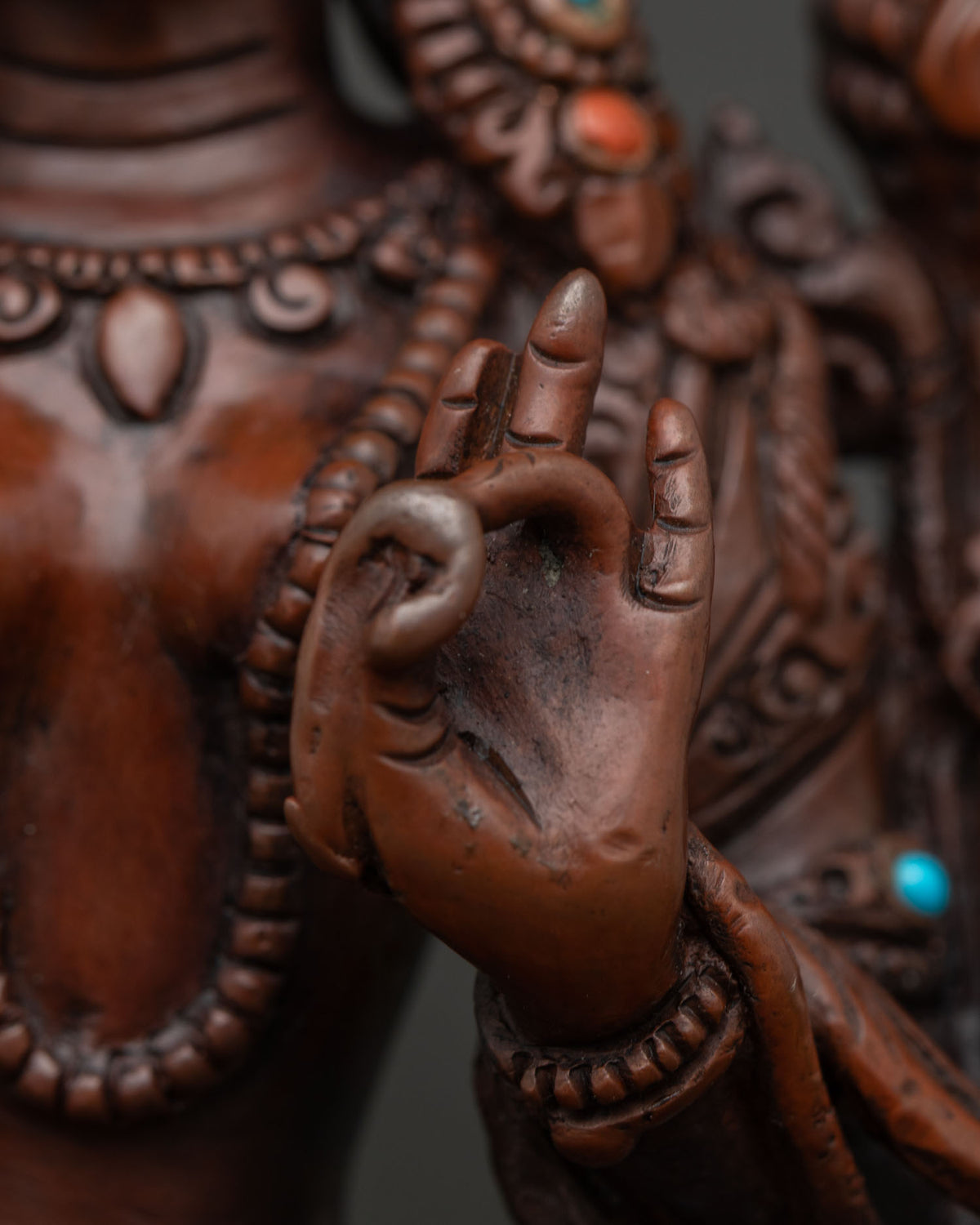 Oxidized Green Tara Statue | Compassionate Mother of Liberation
