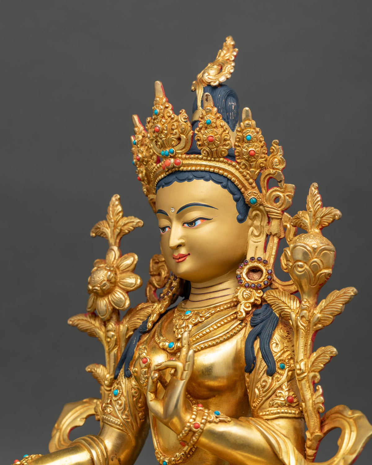 Green Tara Statue
