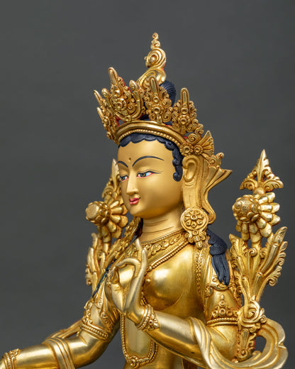 Green Tara Statue