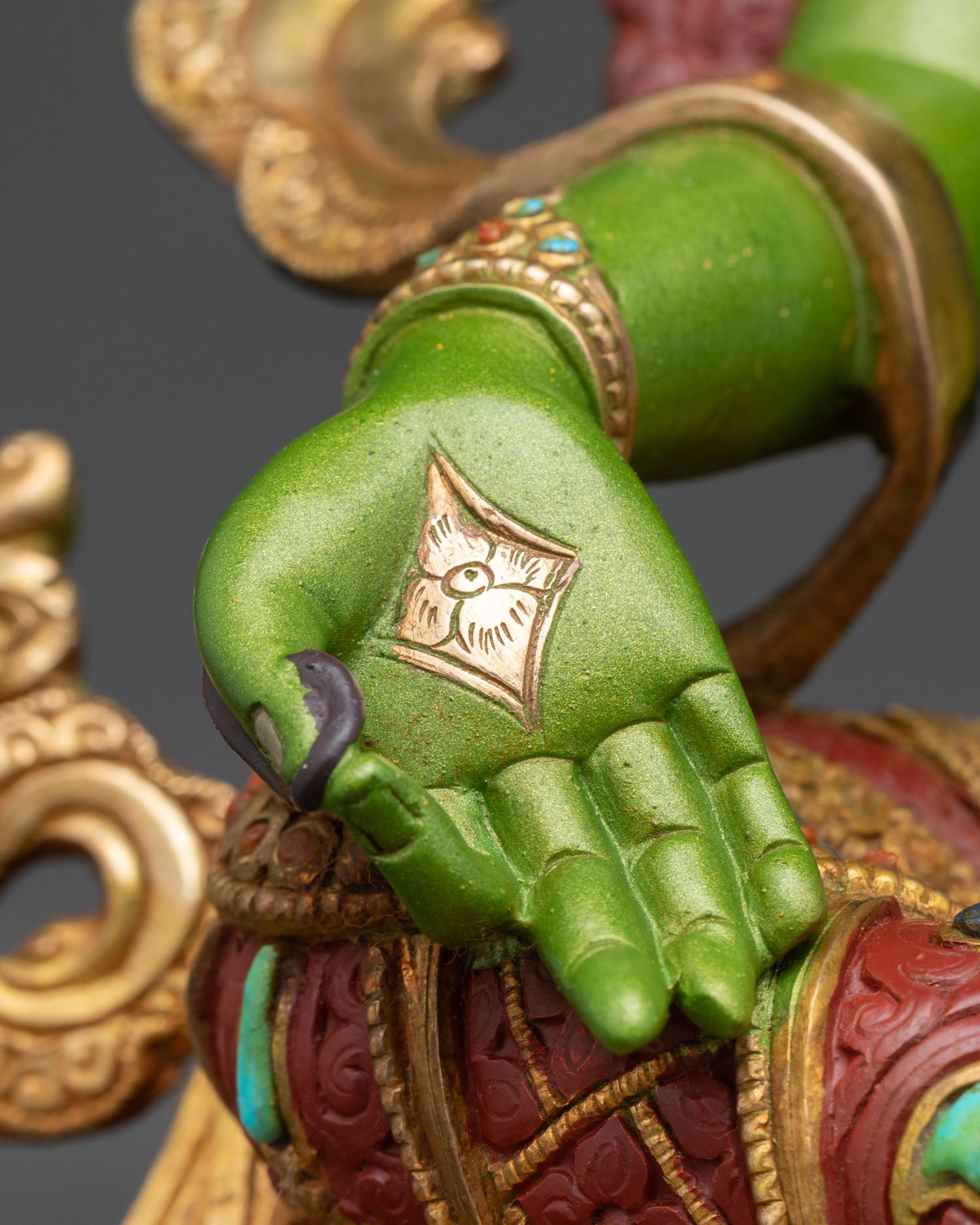Green Tara Statue | Traditional Nepalese Craftsmanship