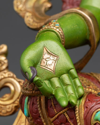 Green Tara Statue | Traditional Nepalese Craftsmanship