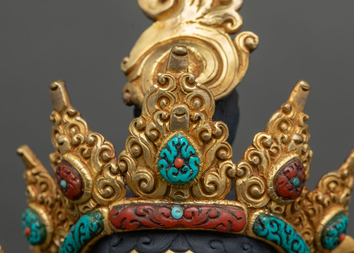 Divine Green Tara Copper Statue – Buddhist Meditation & Altar Decor