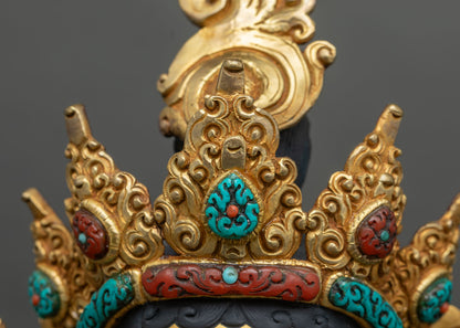 Divine Green Tara Copper Statue – Buddhist Meditation & Altar Decor