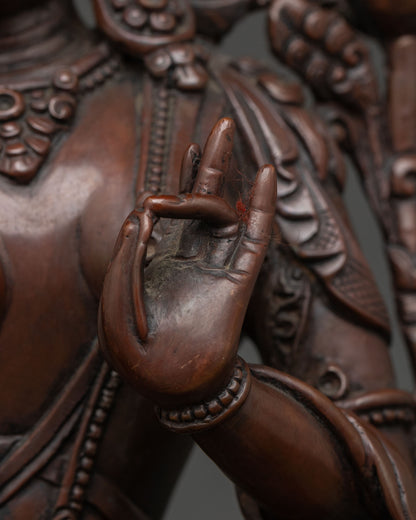 Green Tara Statue | Swift Protector and Mother of Liberation