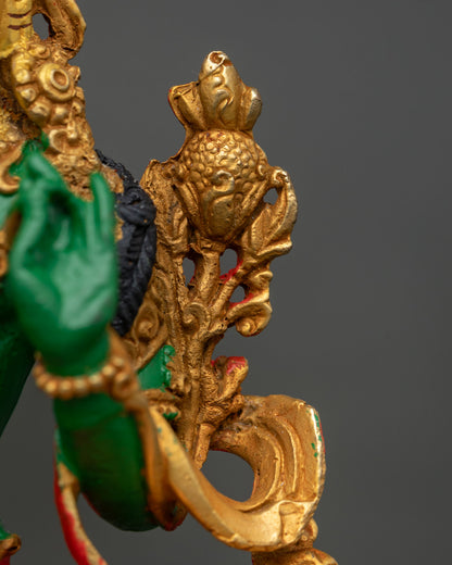 Green Tara Statue | Symbol of Protection and Wisdom