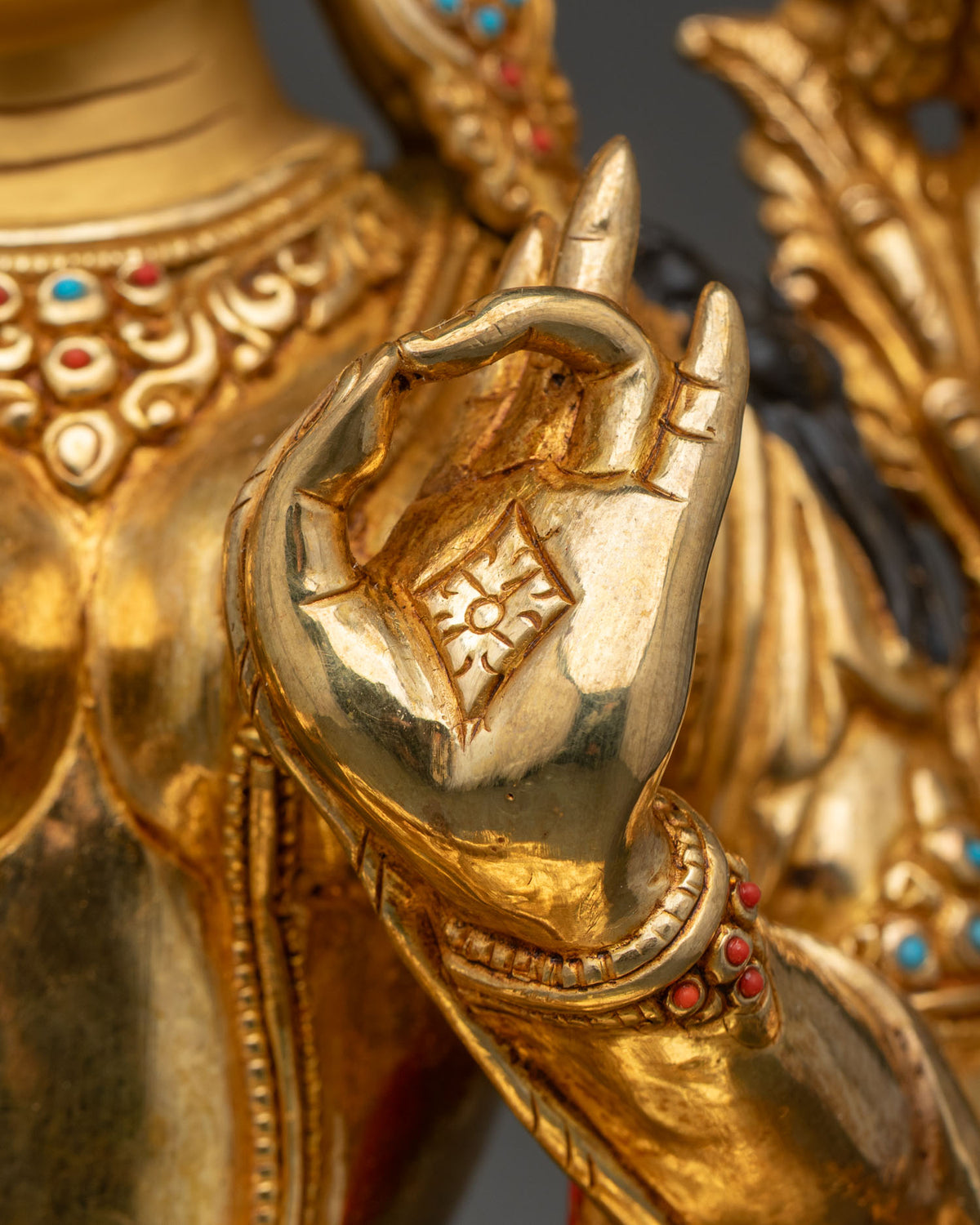 Green Tara Statue
