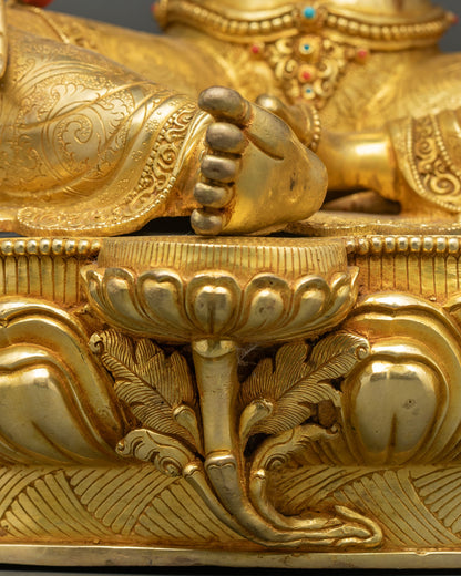 Handcrafted Green Tara Statue | Compassionate Mother Who Dispels Fear