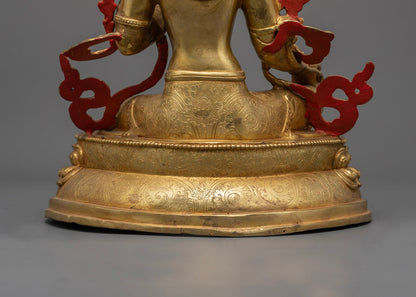 Green Tara Statue Nepal | Buddhist Deity