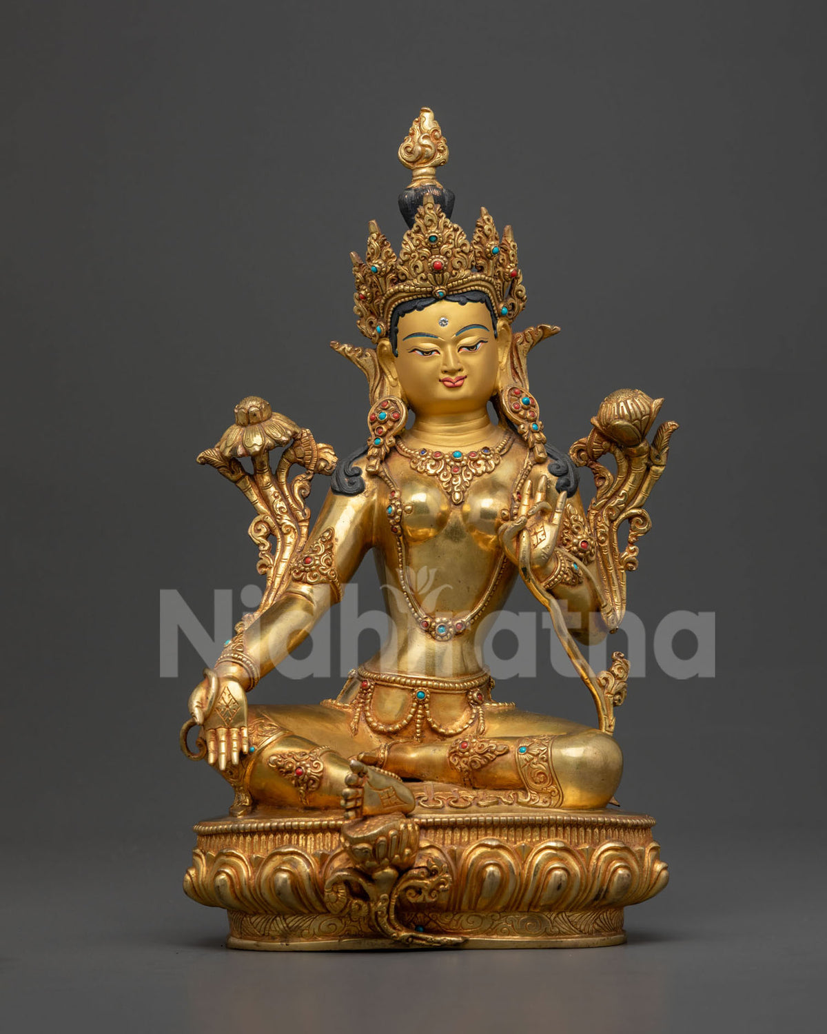 Green Tara Statue | Compassionate Mother Drolma Goddess
