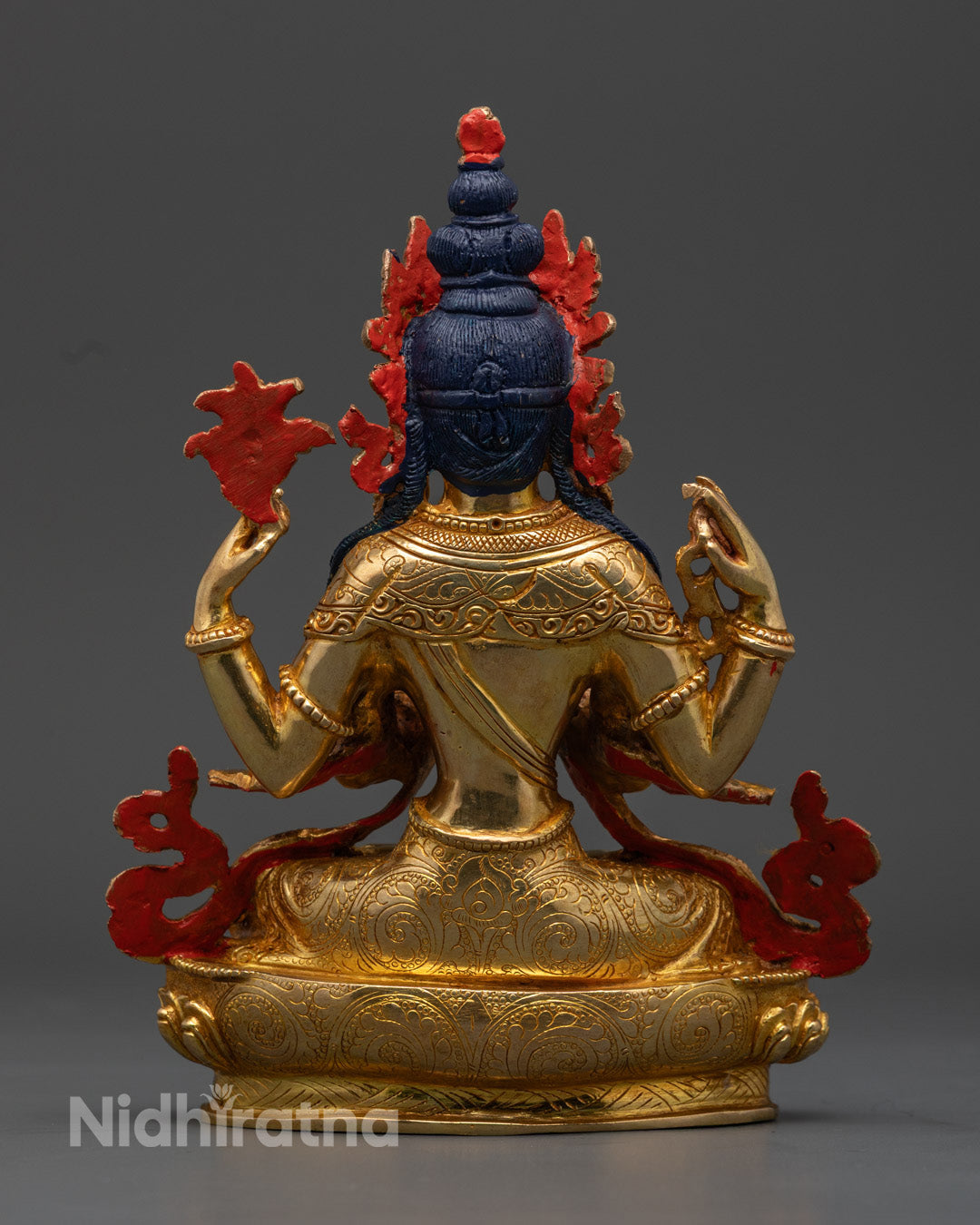 Chenrezig Buddhist Statue | Authentic Nepalese Art