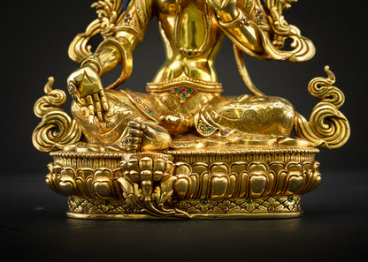 Green Tara Statue | Himalayan Sacred Art