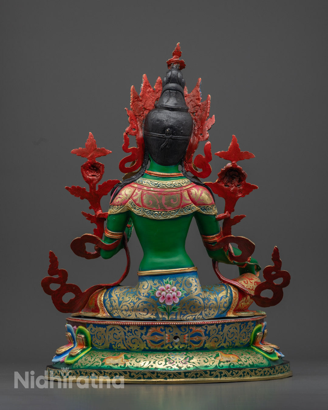 Meditative Mind Green Tara Mantra Practice Statue