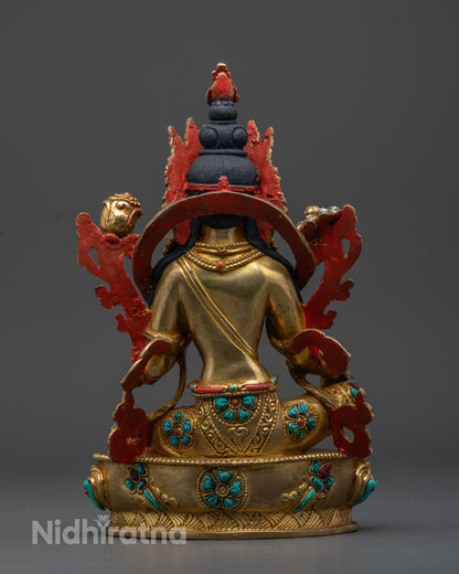 Green Tara Statue | Buddhist Art for Strength