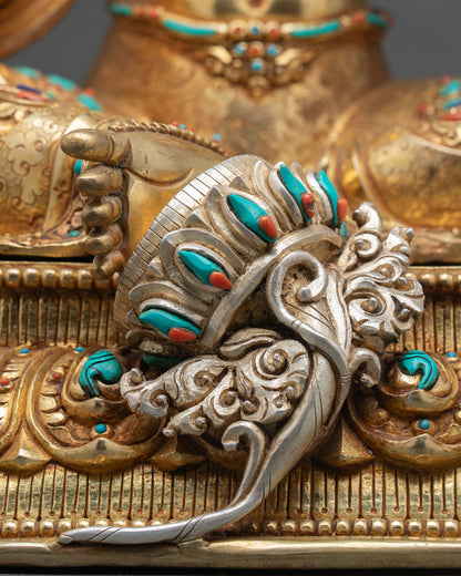 Nepalese Green Tara Statue for Buddhist Shrine Decor