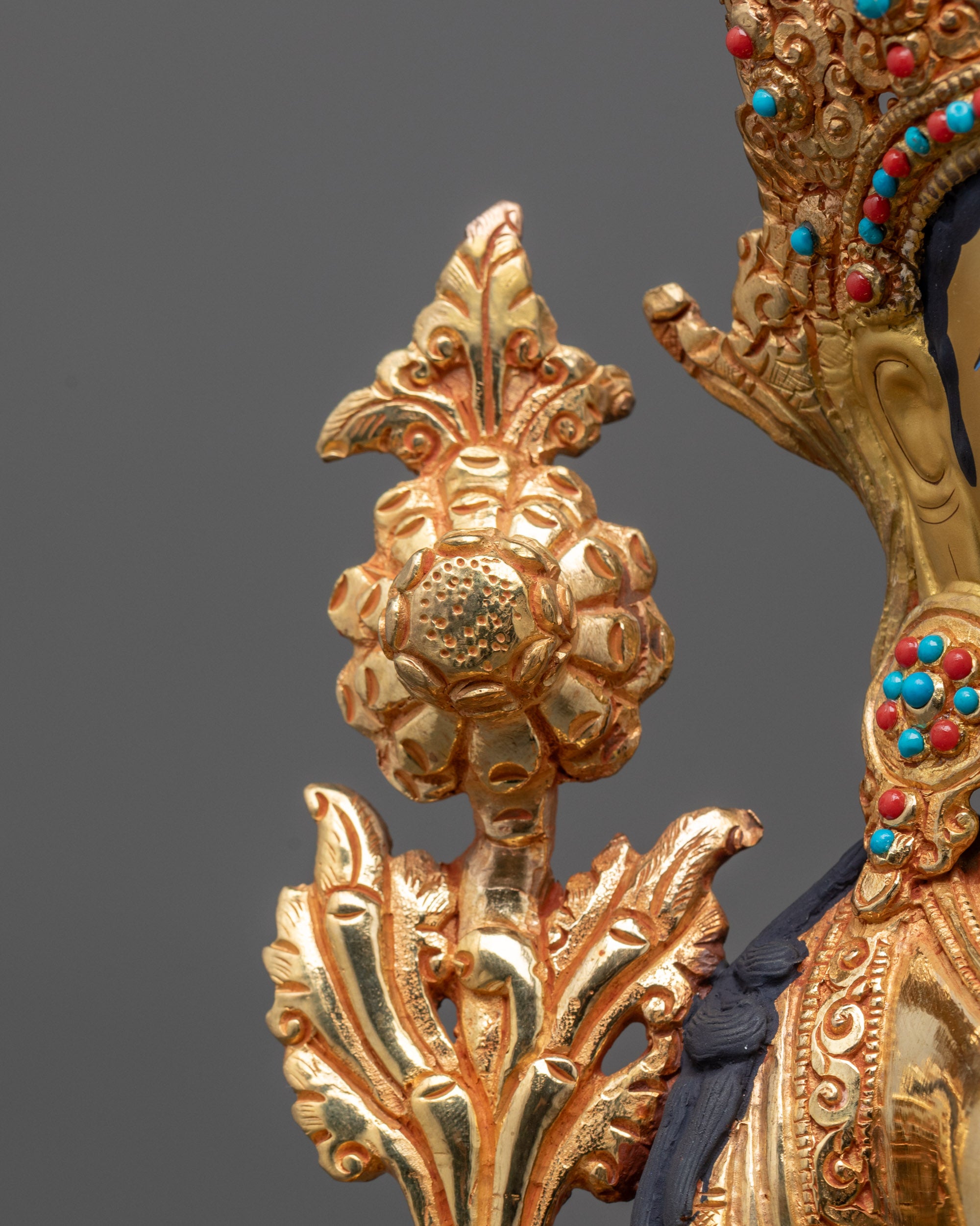 Green Tara Statue from Nepal | Authentic Buddhist Goddess Sculpture