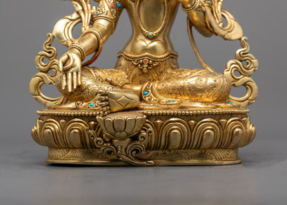 Green Tara | Enlightened Female Buddha Statue