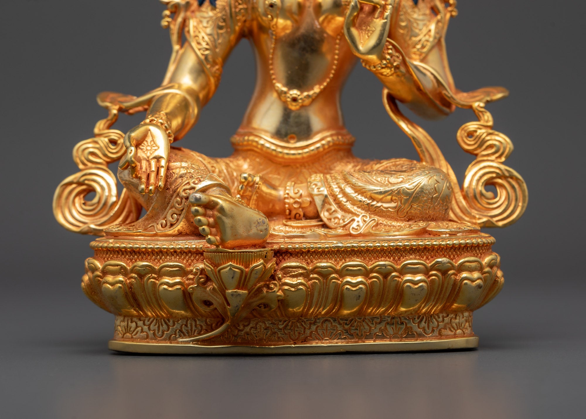 Blessed Green Tara Statue | Tibetan Buddhist Goddess of Compassion