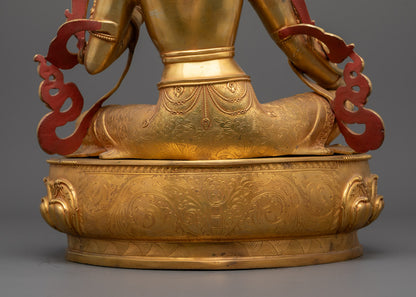 Compassionate Deity Green Tara Statue | Mother Of All Buddha