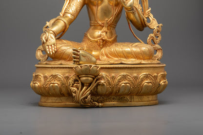 Compassionate Deity Green Tara Statue | Mother Of All Buddha