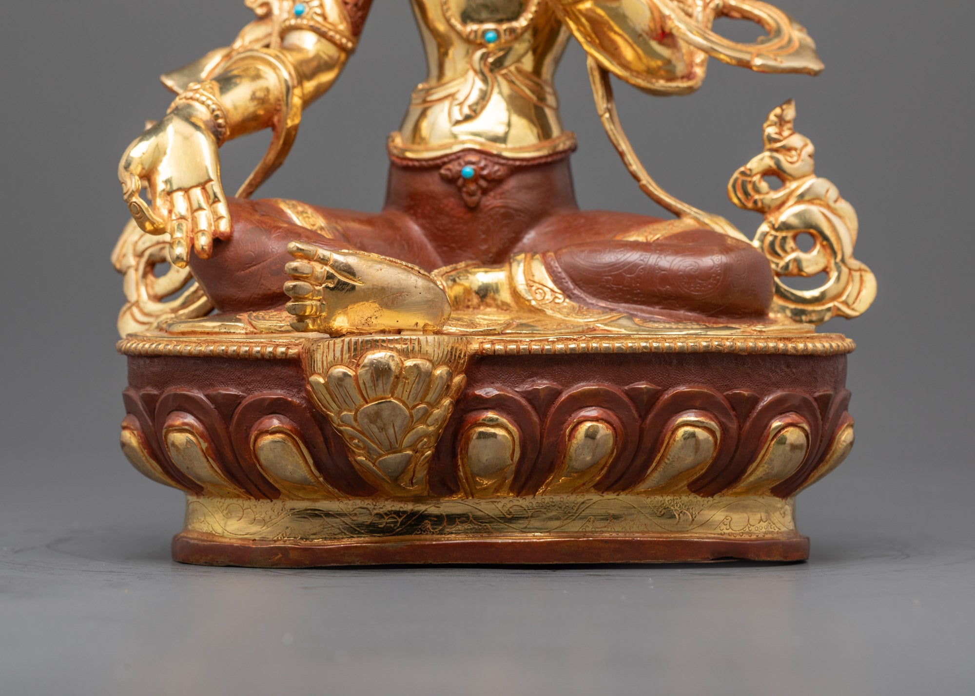 Authentic Green Tara Sculpture | Sacred Buddhist Art