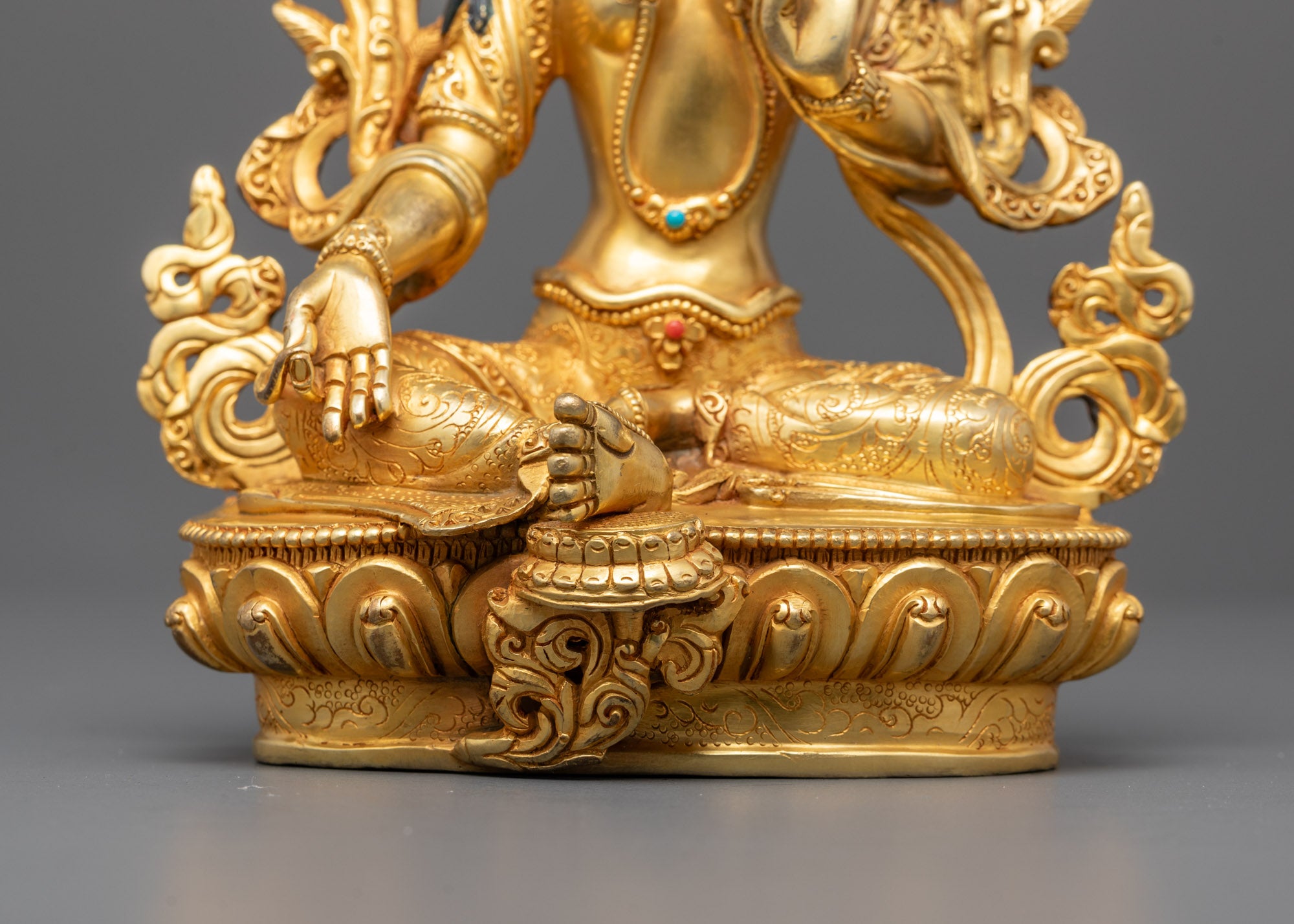 Green Tara Statue | Spiritual Home Decor from Nepal