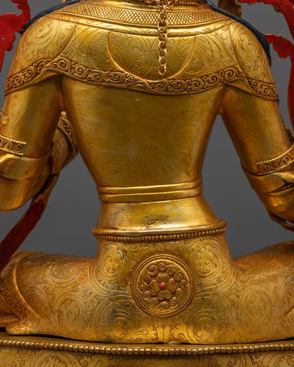 Premium Crystal Green Tara Statue | Sacred Buddhist Art