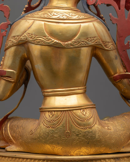 Compassionate Deity Green Tara Statue | Mother Of All Buddha