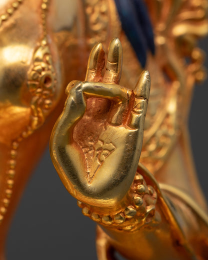 Blessed Green Tara Statue | Tibetan Buddhist Goddess of Compassion