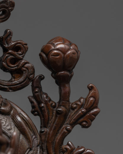 Green Tara Oxidized Statue | Machine-Made Protector Figure