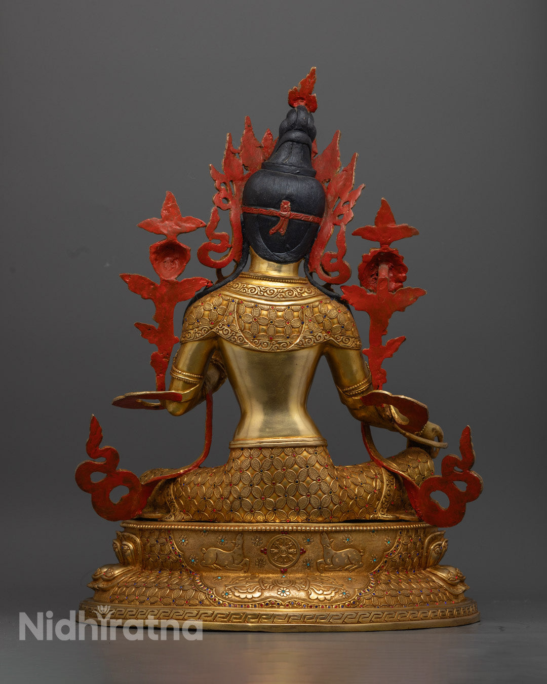 Tibetan Green Tara Statue | Traditional Himalayan