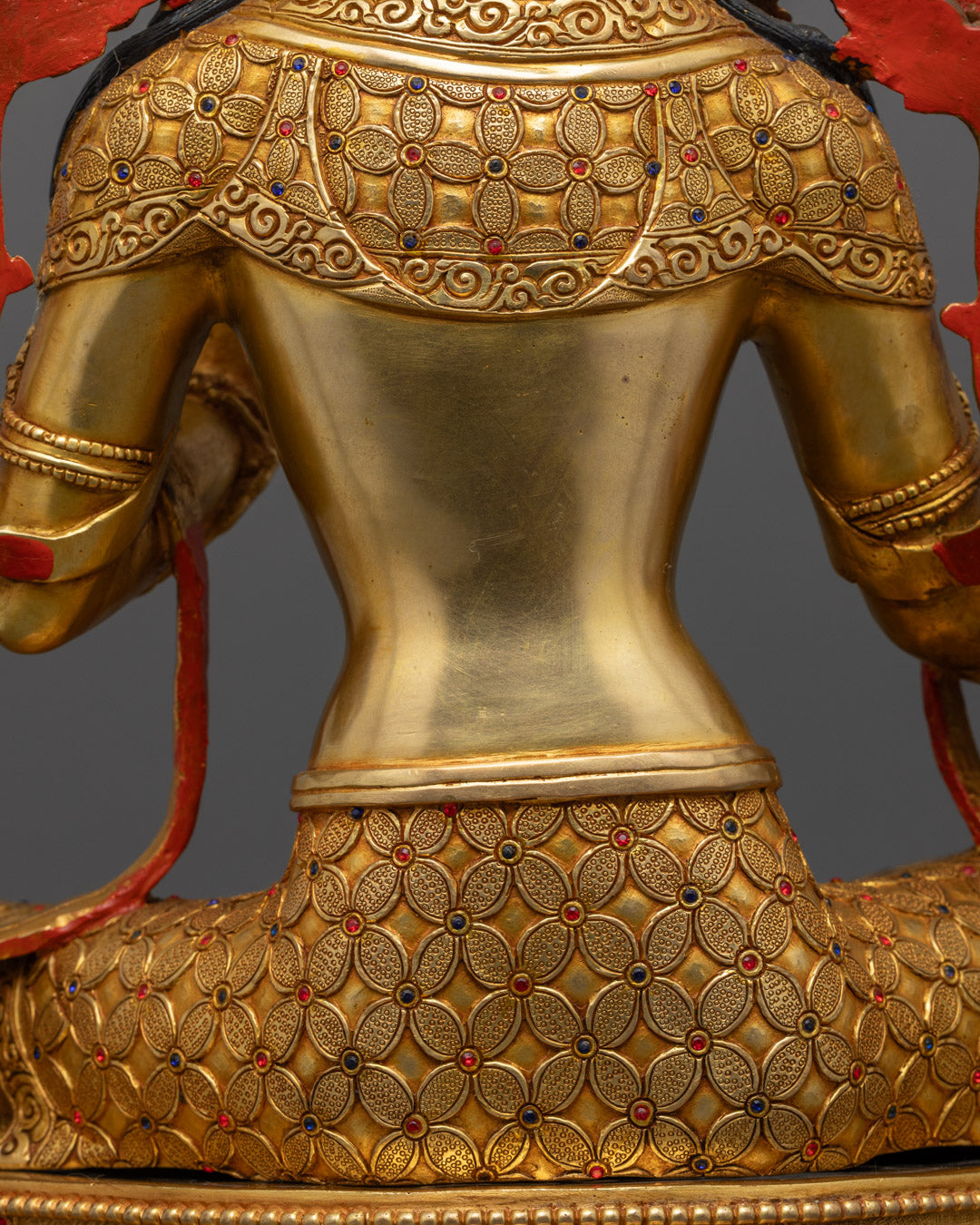 Tibetan Green Tara Statue | Traditional Himalayan