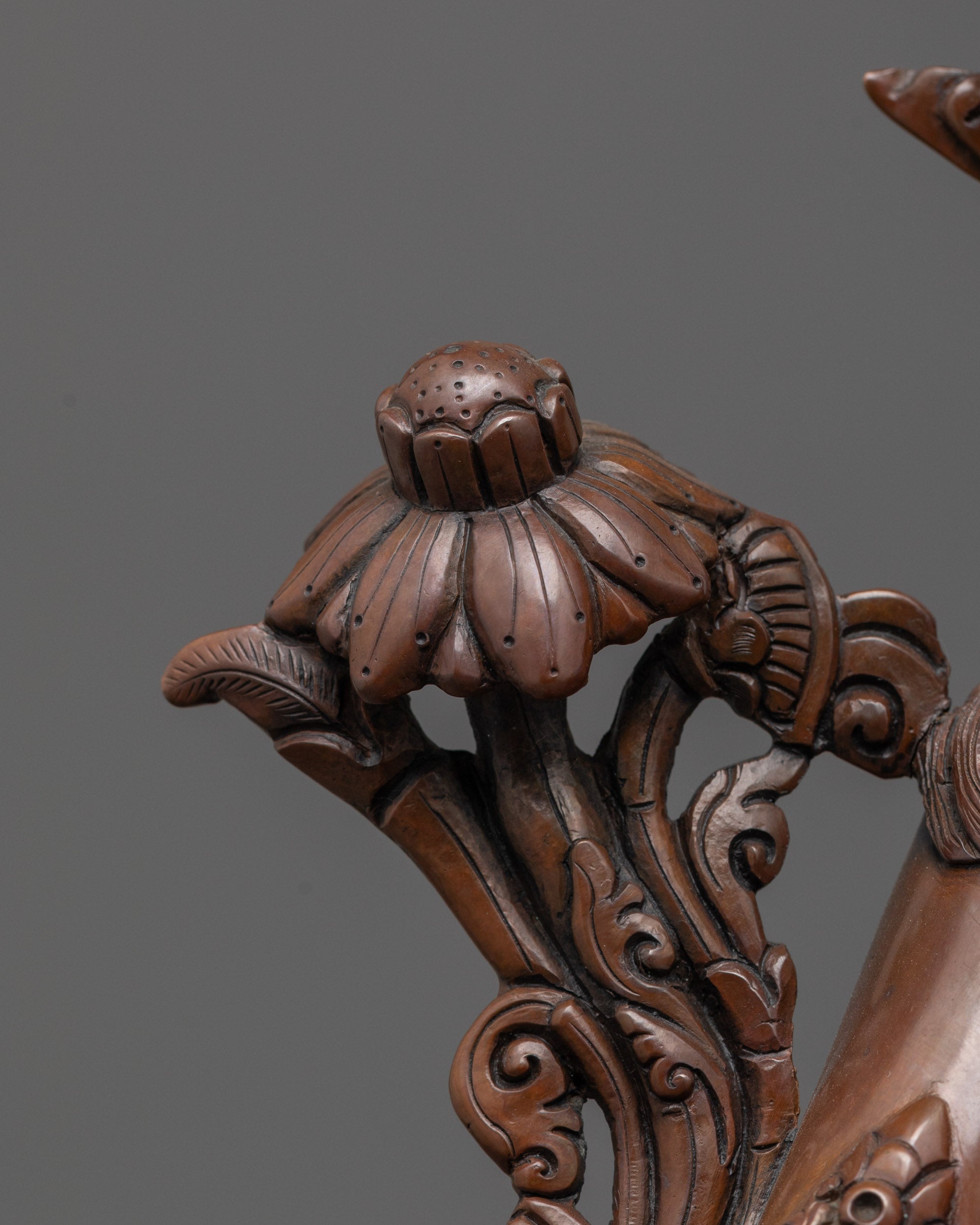 Dark Oxidized Green Tara Statue | Timeless Spiritual Elegance