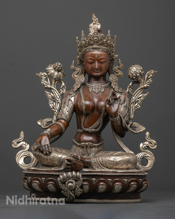 Green Tara Statue | Master Artisan Crafted