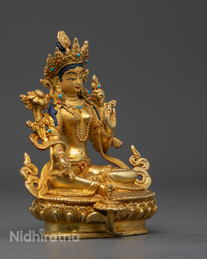 Green Tara Statue: Compassionate Protector of Enlightenment