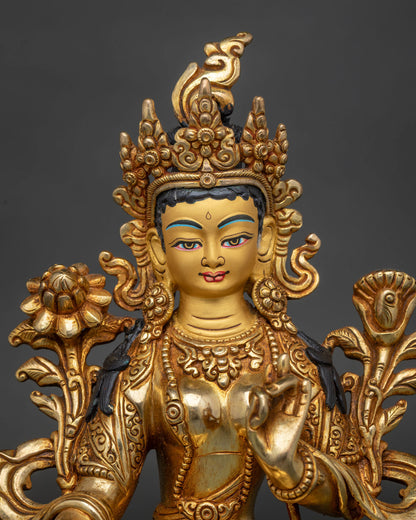Green Tara Statue
