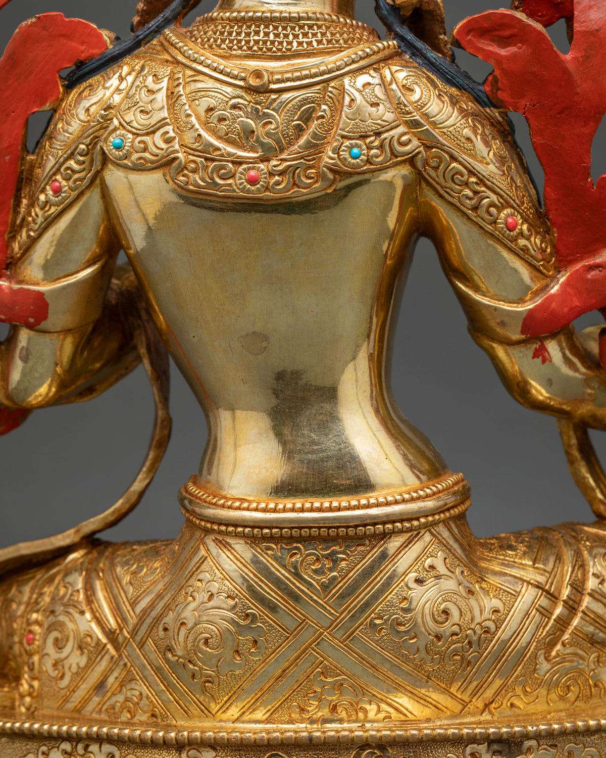 Handcrafted Green Tara Statue | Liberator from The Eight Great Fears
