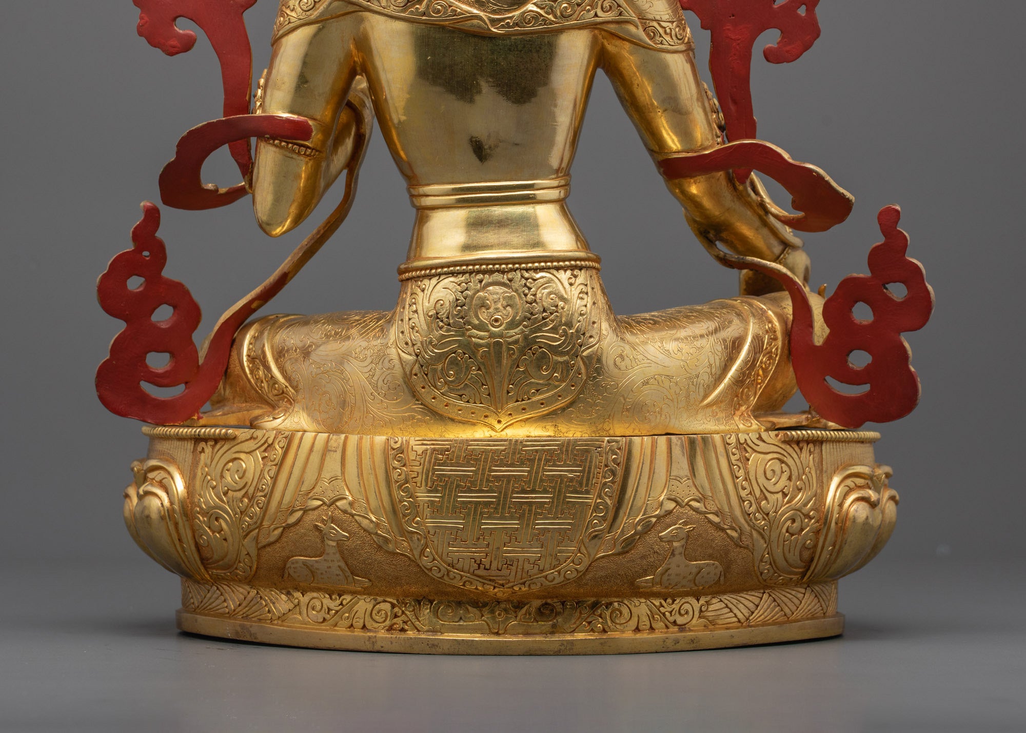 Handcrafted Green Tara Statue | Buddhist Sculpture for Altar Decor