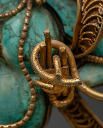 Green Tara Turquoise Statue from Nepal | The Mother of Liberation
