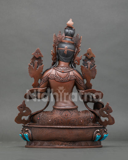 Green Tara Statue