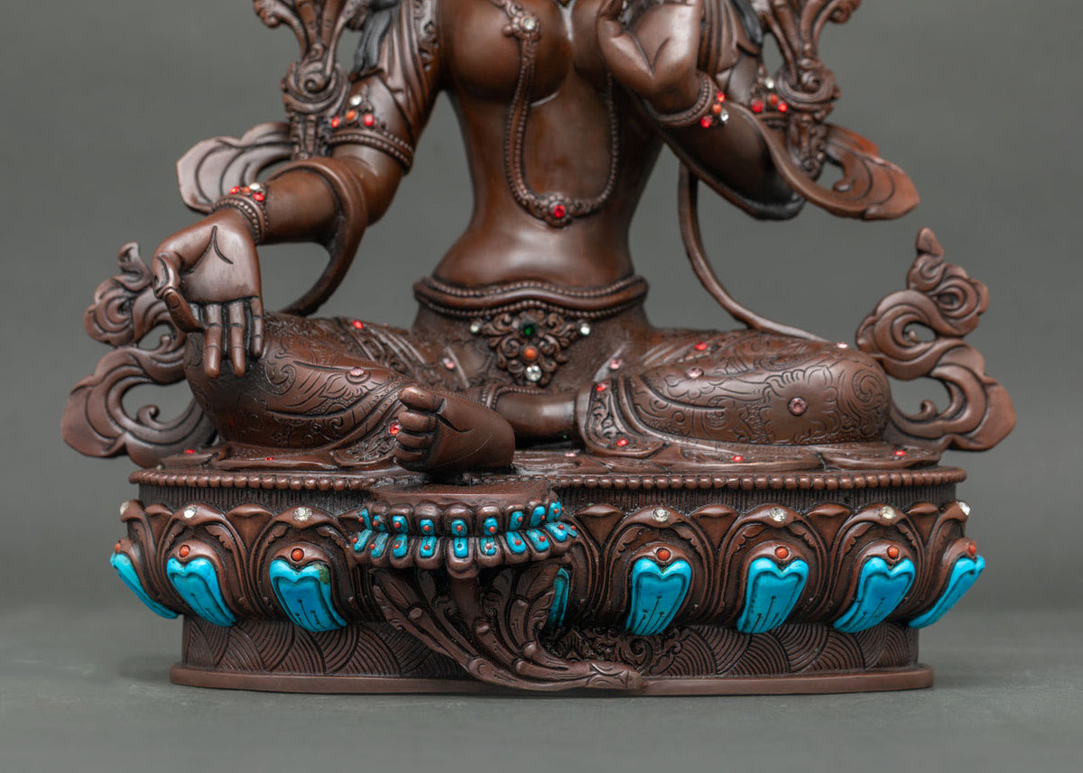 Green Tara Statue