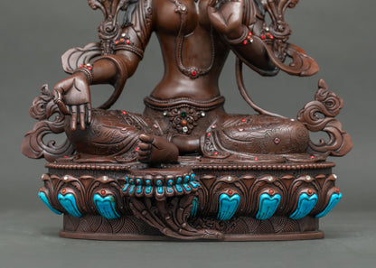 Green Tara Statue