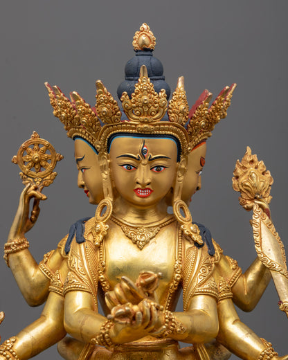 Guhyasamaja Statue From Nepal | Encounter Divine Harmony