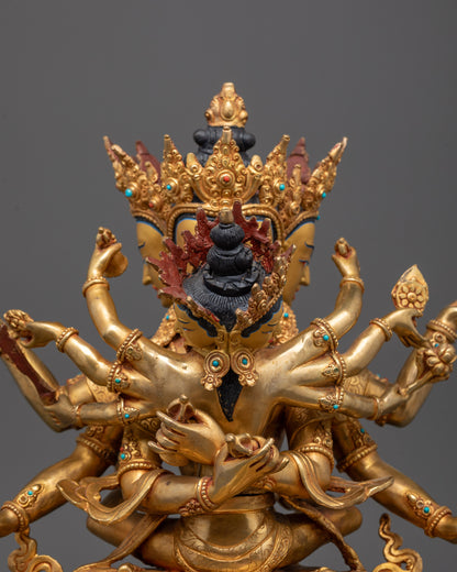 Guhyasamaja Statue | Sacred Tantric Art from Nepal