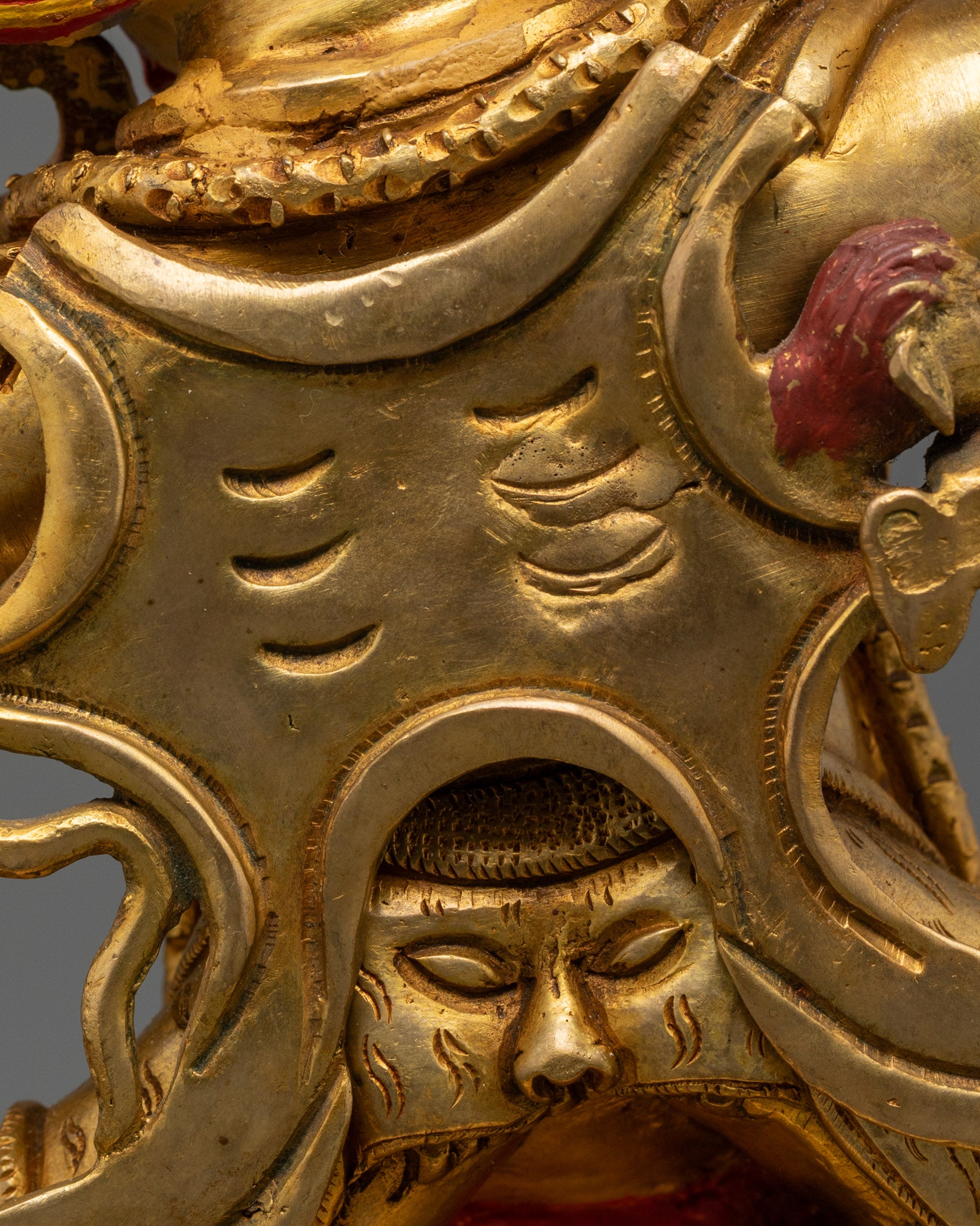 Handcrafted Guru Dragpo Statue | Tibetan Buddhist Protector
