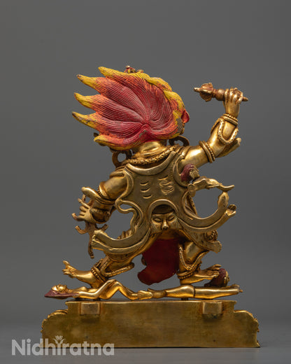 Handcrafted Guru Dragpo Statue | Tibetan Buddhist Protector