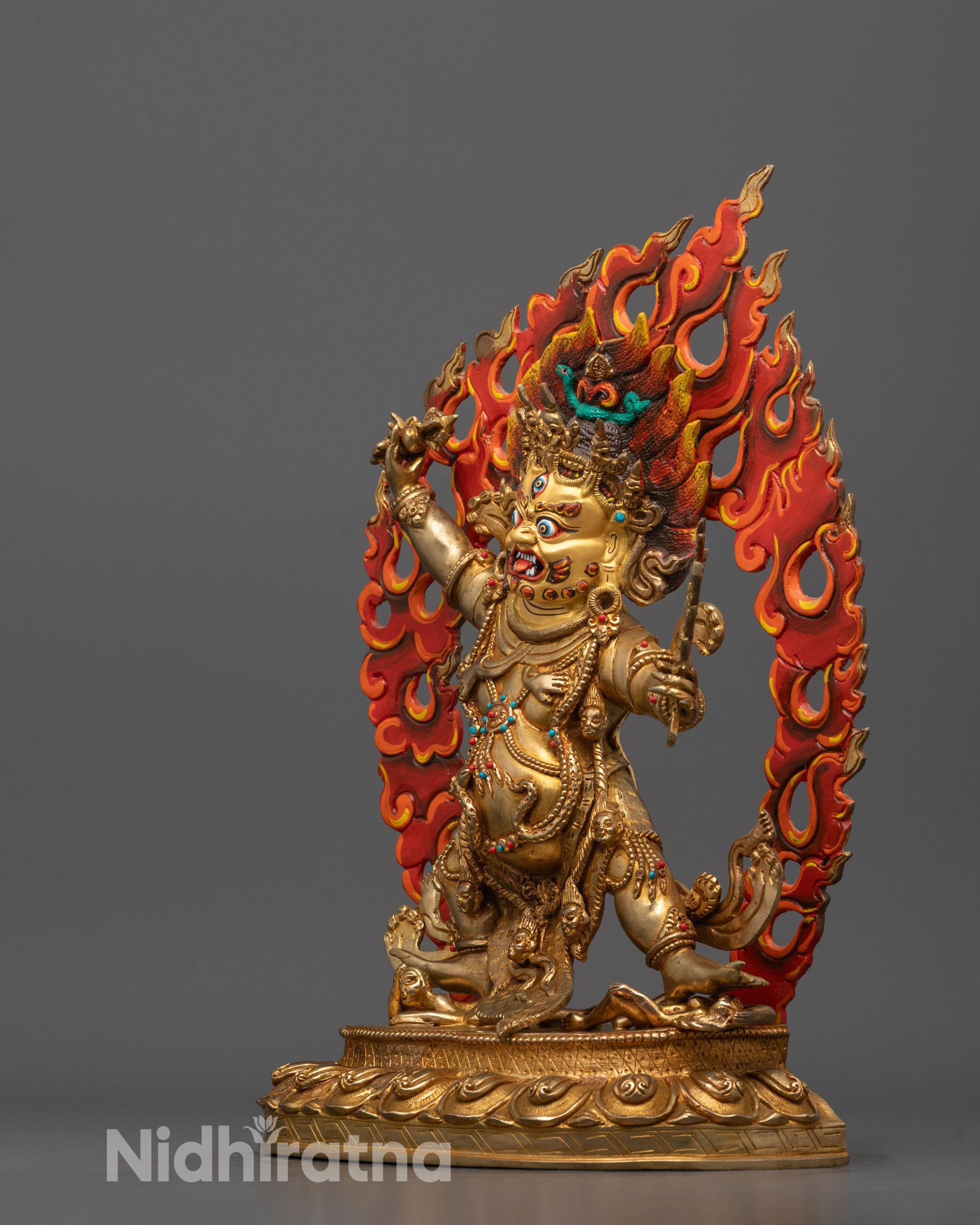 Guru Dragpo Statue from Nepal | Wrathful Energy Symbol