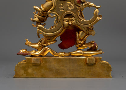 Handcrafted Guru Dragpo Statue | Tibetan Buddhist Protector