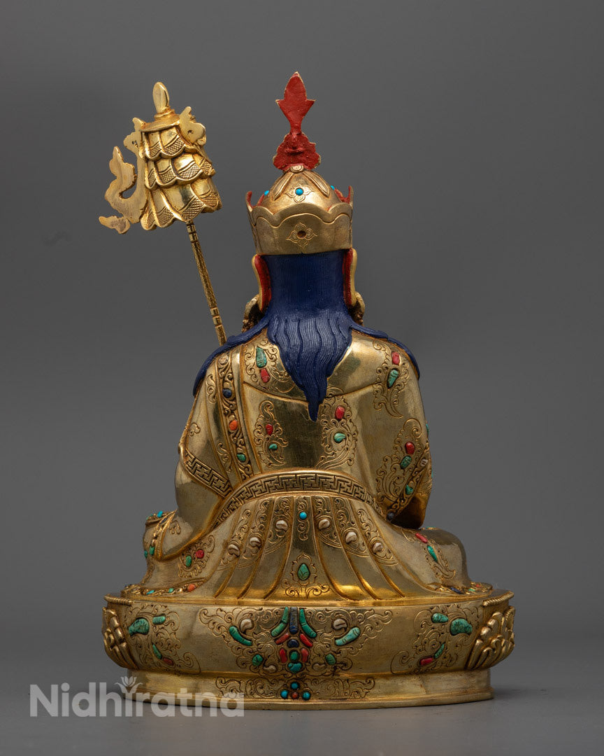 Nepalese Guru Norla Statue | Tibetan Artwork